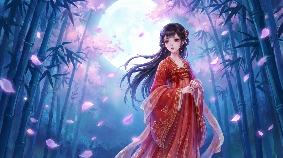 少女萝莉原创视频：月下狐影