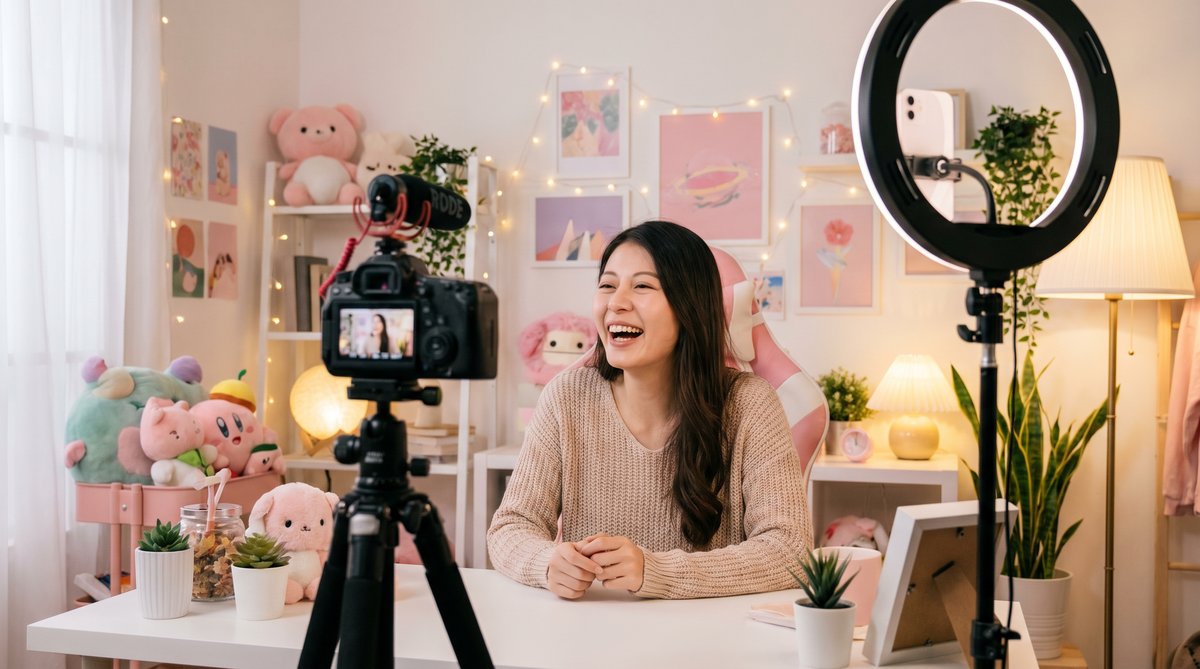 少女萝莉生活视频：创作者日常